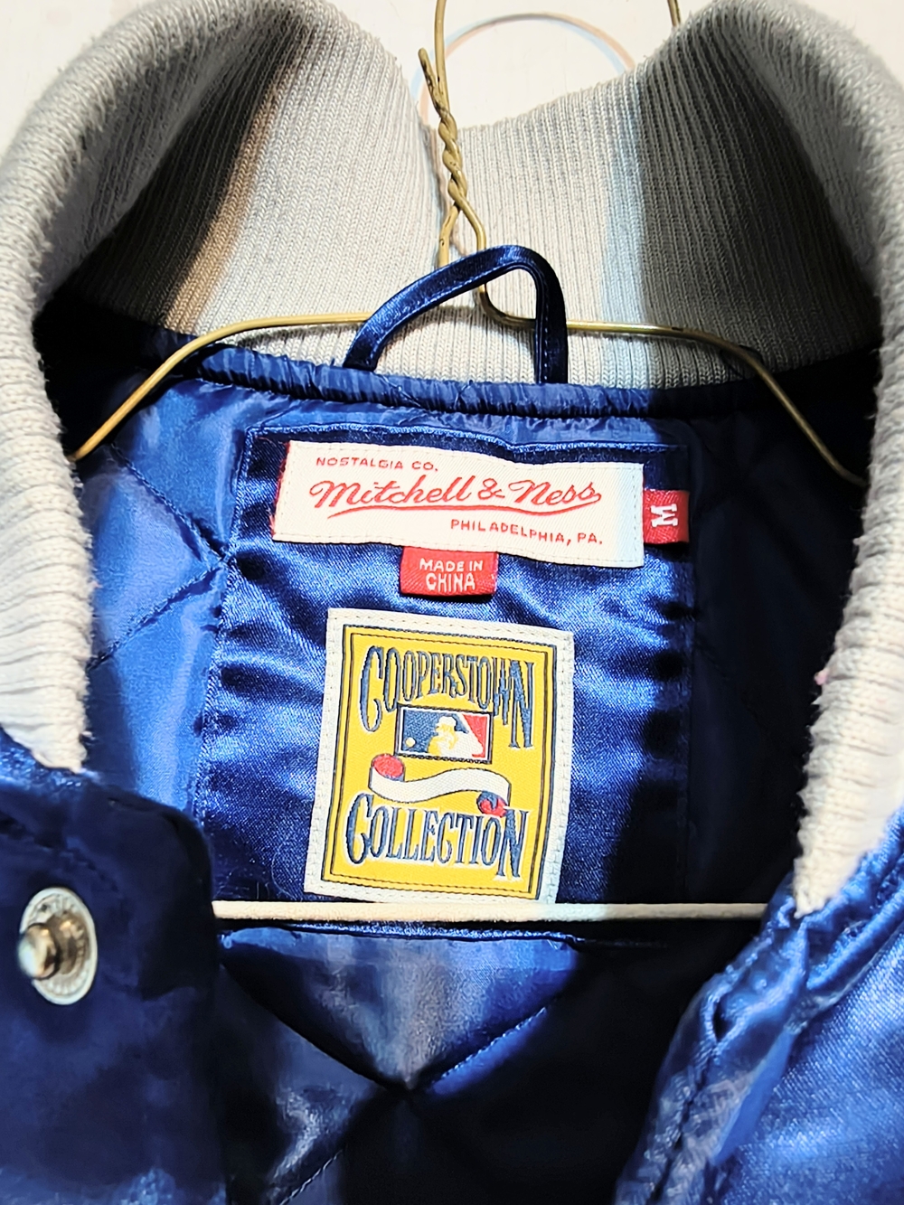 Michell & Ness LA Dodgers Satin Coaches Jacket Cooperstown Collection Medium - Picture 4 of 12